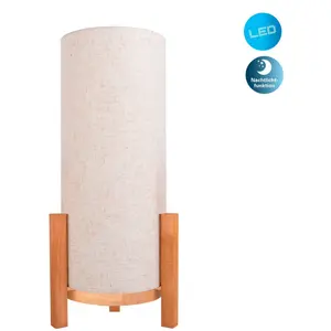 Лампа настольная Näve Madita с регулировкой яркости, коричневый