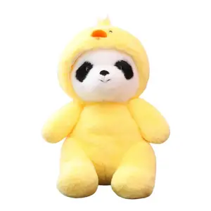 Плюшевая кукла Transformative Panda, очаровательная, милая, удобная на ощупь, высота 23см/30см, длина 23см Mise