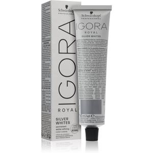 Schwarzkopf Professional IGORA Royal Absolutes SilverWhite тонирующая демиперманентная краска для серебристых и белых волос, оттенок Серо-сиреневый 60 мл Inna marka