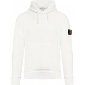 Compass Patch Drawstring Hoodie STONE ISLAND, белый