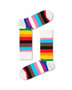 Короткие носки с принтом Happy Socks, бежевый