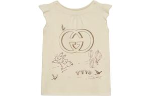 Детская футболка Gucci, хаки