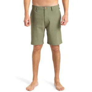 Union Heather Amph 19" Quiksilver Мужские гибридные бермудские шорты, зеленый