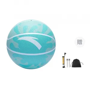 ANTA Резиновый баскетбольный мяч mint green размер 5 тренировочный соревновательный unisex китай