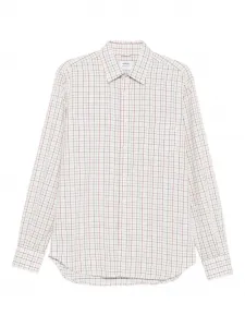 Рубашка в клетку ASPESI, белый