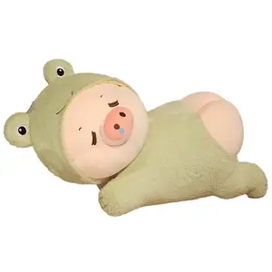 Плюшевая игрушка Panda Frog Pig высотой 40 см HOUDASHI