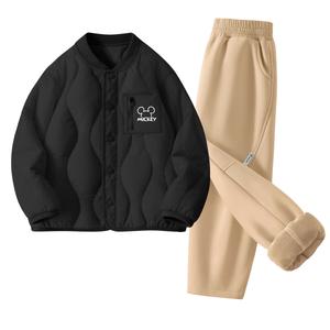 Детская повседневная спортивная одежда Disney, черный/хаки