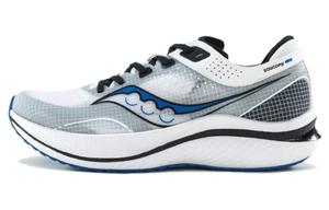 Saucony Slay Full Speed Low Top, Углепластиковая пластина, Тренировочные беговые кроссовки Унисекс Белый Синий
