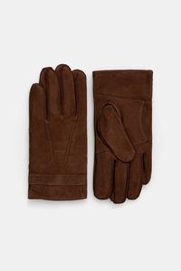 Кожаные перчатки Tommy Hilfiger, коричневый