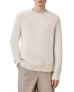 Свитер стандартного кроя с круглым вырезом Statten Allsaints, белый