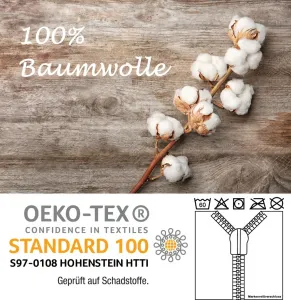 Комплект постельного белья JACK by Kaeppel из двух частей, премиальный сирсакер, 135x200 см, матисс, оранжевый, мятный, пастельный, листья, абстракция, цвет: синий Jack