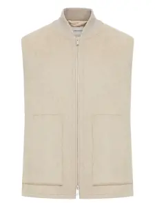 Жилет на молнии спереди Lardini, нейтральный