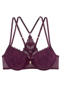 Бюстгальтер-футболка LASCANA, цвет Blackberry