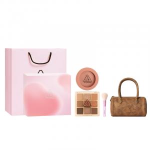 Палетка теней для век румяна новичка девять квадратов наборы для макияжа легко растушевываются натуральный прозрачный 3CE