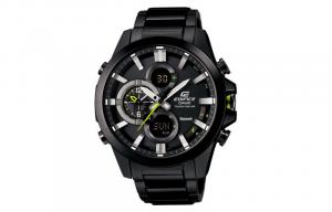 CASIO Часы Men EDIFICE 48.3mm Black Watch ECB-500DC-1, Black Dial