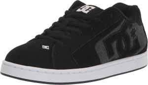 Мужские кеды DC сетчатые низкие на шнуровке для повседневной носки и скейтбординга Dc Shoes, черный