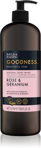 Гель для душа Goodness с розой и геранью Baylis & Harding, 1000 мл