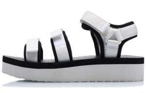 Пляжные сандалии женские бежевые/черные Lining