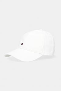 Хлопковая кепка с козырьком Tommy Hilfiger, белый