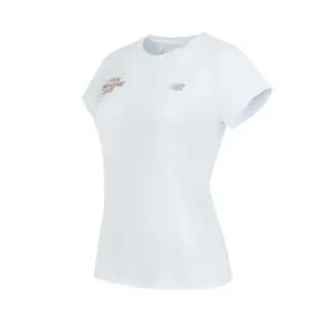 New Balance Обычная футболка женская белая