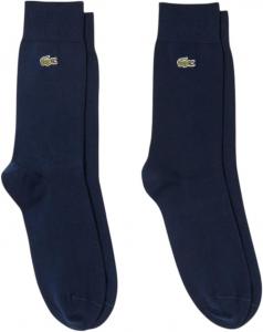 Длинные носки Lacoste Unisex, 2 пары, Navy Blue