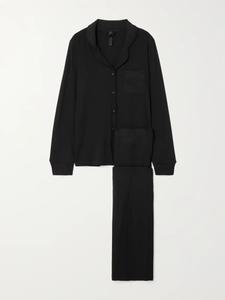 Комплект для сна Soft Lounge Rib - Оникс Skims, черный