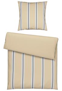 Постельное белье в полоску renforcee Novel, бежевый