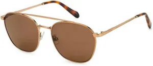 Солнцезащитные очки Fossil унисекс, Antique Gold Havana