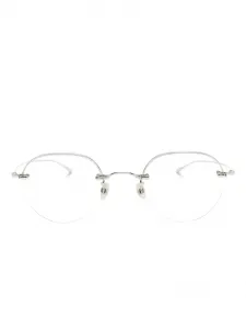 Солнцезащитные очки в круглой оправе Eyevan Inc., серебряный