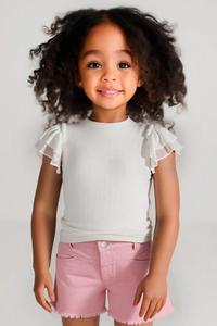 Хлопковые детские шорты Mayoral, розовый