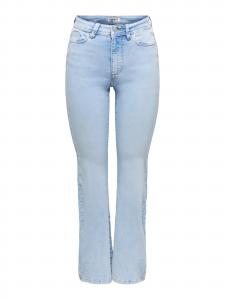 ONLY Расклешенные джинсы 'ONLWauw' в светло-голубом цвете