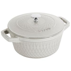 Кастрюля Staub Twist, 2,35 л, 20 см, белый трюфель