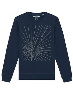 Толстовка Watapparel Fahrradspeichen, темно-синий