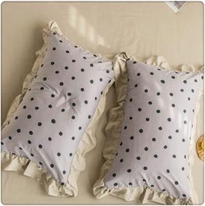 DUYHBAWRS Хлопковая наволочка в стиле small fresh с весенним листочком