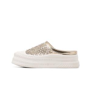 Женские сандалии с закрытым носком, устойчивые к истиранию C°BANNER, Gold