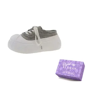 Alxnan Женские домашние тапочки без специальных функций с закрытым носком серые, цвет Gray