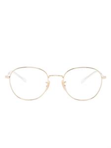 Ray-Ban очки в круглой оправе, золотой