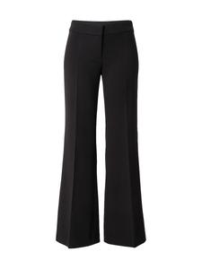Расклешенные плиссированные брюки WEEKDAY Kaeli, черный