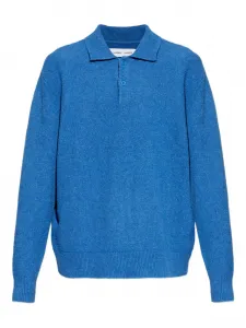 Синее поло Samsoe Samsoe