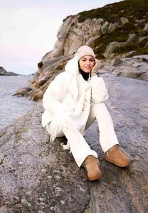 Шарф FRAAS GESTICKTE SCHLEIFEN STOLA, Off White/Off-White