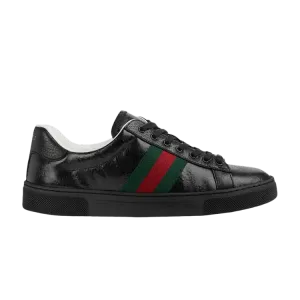 Кроссовки Gucci Gucci Wmns Ace 'GG Crystal Canvas - Black', черный