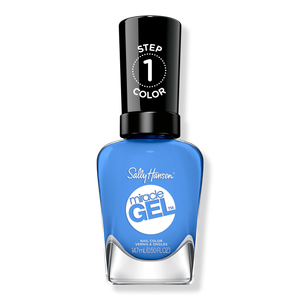 Чудодейственный гель-лак для ногтей, синие и зеленые оттенки. Sally Hansen, Oaseas (light periwinkle blue)