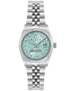 Женские часы Date Superlative на стальном браслете, 28 мм Philipp Plein