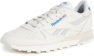 Женские кроссовки Reebok Classic Leather, слоновая кость/серый/светло-серый