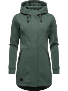 Толстовка с капюшоном на молнии Ragwear Zip-Up Hoodie Letti, зеленый