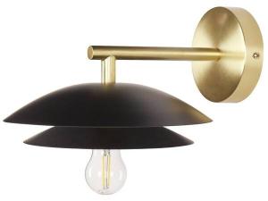 Настенный светильник Beliani LASOLO, черный/золотой