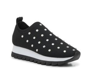 Кроссовки DKNY Abbott Platform Slip-On Sneaker, черный