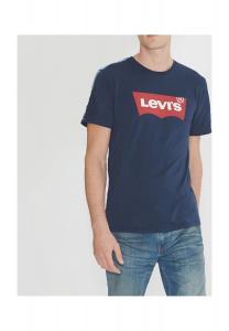 Футболка с принтом спереди, мужская Levi's, темно-синий