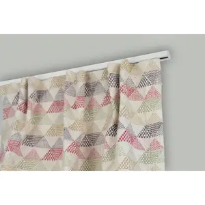 Карниз Linea на одну штору, фиксированной длины, комплект для штор, легкая установка, настенный монтаж Garesa, белый