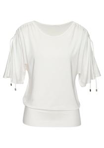 Рубашка LASCANA, светло-бежевый